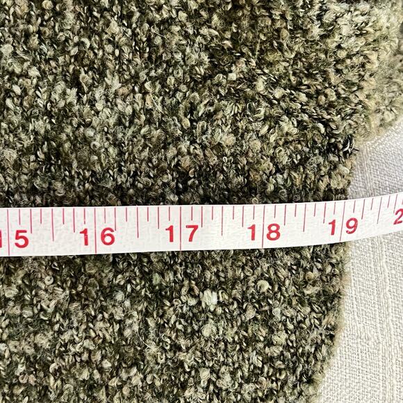 Celina Yang Cardigan Women Medium Green Chunky Knit Sailor Goblincore Grunge 90s - Picture 7 of 8